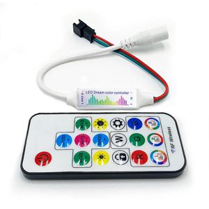 WS2812B WS2811 RGB Led 스트립 조명 컨트롤러 17 키 RF 음악 원격 조명 TV 백라이트 홈 인테리어 DC5-24V