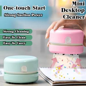 무소음 미니 휴대용 데스크탑 진공 청소기 - 사무실 및 학습 책상 청소에 이상적, 가정 및 사무실을 위한 절묘한 선물