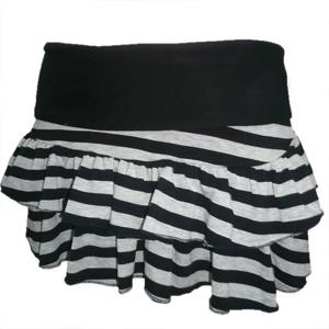 다크 여성 슬림 의류 일본 여름 고딕 패션 그레이 스트라이프 스커트 캐주얼 빈티지 Y2K E-girl 스위트 하라주쿠 숏 스커트