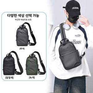 한국 스타일 남성 캐주얼 경량 비즈니스 미니 백팩 다기능 체스트 백 대용량 트렌디 브랜드