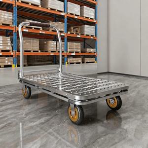 접이식 화물 운반 트롤리, 접이식 휴대용 두꺼운 트레일러, 택배 트롤리, 창고 취급 트롤리