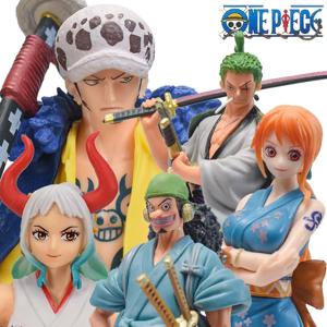 원피스 피규어 애니메이션 ACG 장난감 로로노아 조로 우솝 나미 야마토 액션 피규어 PVC Collectiblity 모델 인형 어린이를위한 선물