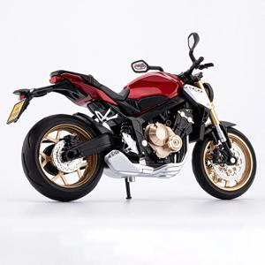 1:12 스케일 혼다 CB650 HP4 오토바이 모델 장난감 합금 다이캐스트 충격 흡수 미니어처 레이싱 모터 모델 어린이 선물용