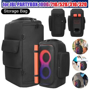 JBL PartyBox 1000/710/520/320/310/120/110용 방수 스피커 보관 가방 양면 스피커 먼지 케이스 마이크 포켓 포함