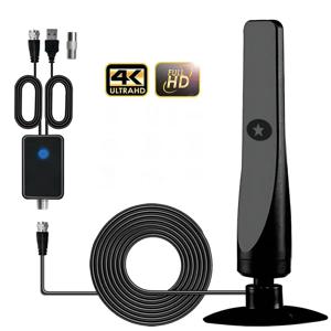 4K 새로운 디지털 TV 안테나 수신기 실내 및 실외 고화질 디지털 지상파 HDTV TV 안테나는 여러 국가 TV 표준을 지원합니다