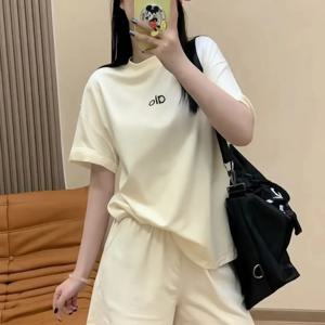 2026 봄 여름 2026 신상 레터 프린팅 반팔 티셔츠 트렌디한 분위기 캐주얼 다용도