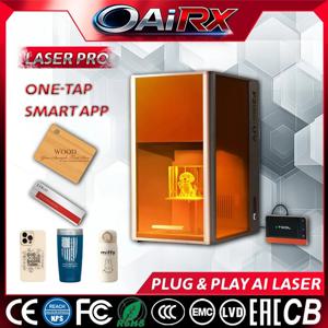 레이저 각인기 F2 UV 355nm 마이크로 스팟 CNC 220*220mm 고정밀 조각 아크릴 플라스틱 세라믹- AI 캘리브레이션