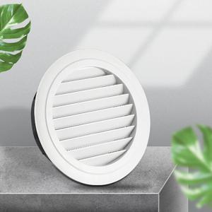 장식용 에어 벤트 커버 벽 천장 에어 벤트 커버 주방 도구 용 스크린이 내장 된 원형 환기 그릴 콘센트