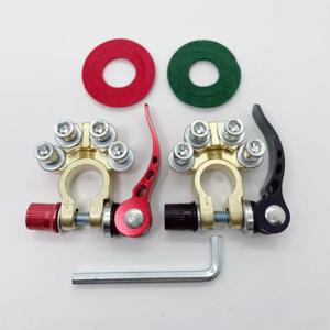 1 쌍 12V 24V 자동차 자동차 상단 포스트 배터리 터미널 와이어 케이블 클램프 터미널 커넥터 6 스타일