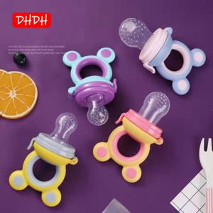 아기 Teether 젖꼭지 과일 음식 피더 새로운 BornSilicona Teethers 신선한 음식 Nibbler 젖꼭지 클립 아기 액세서리 BPA 무료
