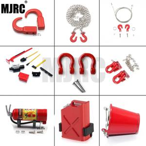 Rc 견인 트레일러 체인 후크 족쇄 미니 연료 탱크 오일 드럼 1/10 크롤러 자동차 축 Scx10 D90 Cc01 D110 Tf2 Trax Trx4 Trx6