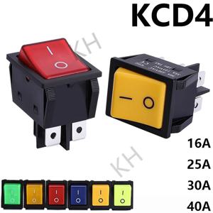 1 PCS,30/40A 250V AC 고전류, ON/OFF, Eelding 기계 전용, KCD4, 스털링 실버 포인트, 로커 전원 버튼 스위치