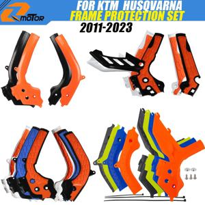 프레임 보호 보호대 세트 KTM SX SXF XC XCF XCW XCFW EXC EXCF 6 일 TPI 85 125 150 250 300 350 450 500 Offroad Mx
