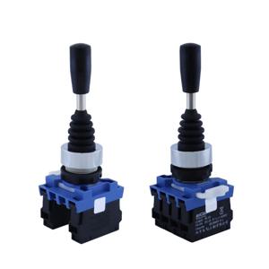 22mm 마스터 모노레버 조이스틱 스위치 2 4방향 위치 셀프 록킹 래칭 모멘터리 토글 로커 크로스 스위치 2NO 4NO HKC612
