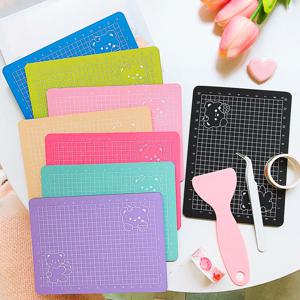 A6 다기능 커팅 매트 Diy 수공예품 미술 조각 보드 종이 조각 패드 고탄성 인성 미술 용품