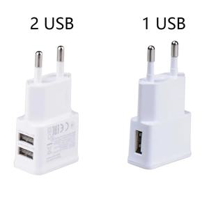 5V 2A EU 플러그 충전기 USB EU 충전기 PlugFor iPhone XS X Max Huawei P 30 Samsung S 9 plus 여행용 벽 충전기 어댑터