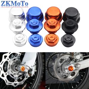 CNC 알루미늄 전면 후면 휠 잠금 액슬 잠금 너트 KTM EXC 300 EXC 250 EXC-F 350 XCW 450 500 Husqvarna TE 300 FE 450 2016-2022