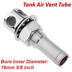 보트 연료 탱크 벤트 선체 보트 요트를 통한 스테인레스 스틸 플러시 마운트 가스 연료 탱크 벤트