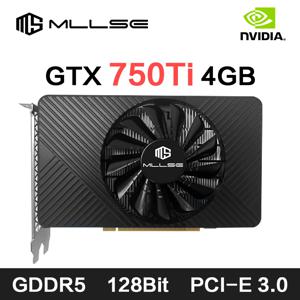 MLLSE GTX 750Ti 4GB 그래픽 카드 GDDR5 128비트 DVI VGA PCI-E 3.0 지포스 GPU Gtx 750 8GB 게이밍 비디오 카드 비디오 카드