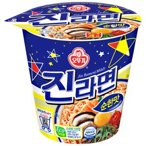 오뚜기 진라면 순한맛 소컵 65g 컵라면