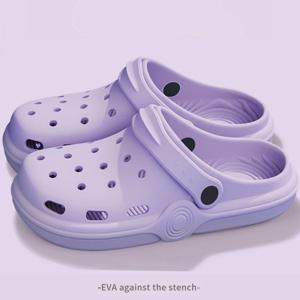 Dongdong 신발 여성의 새로운 유행 여름 두꺼운 단독 증가 안티 슬립 패션 작업 해변 Baotou 미끄러운 샌들