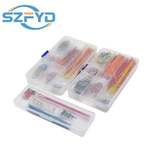 65/140/560/840 개/상자 솔더리스 브레드 보드 점퍼 와이어 DIY Arduino 브레드 보드 용 U 모양 브레드 보드 점퍼 케이블 와이어 키트