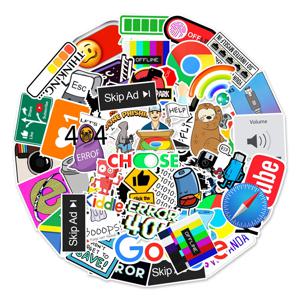 10/30/50pcs 만화 프로그래머 자바 스티커 인터넷 괴짜 프로그래밍 낙서 스티커 DIY 전화 냉장고 일기 멋진 비닐 데칼