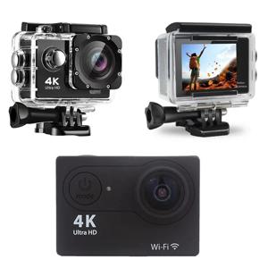 Null 아웃도어 4K WiFi 액션 카메라 비디오 녹화 4K/30FPS 2.0인치 170도 GPS 4배 줌 방수 스포츠 카메라 헬멧