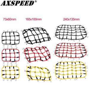 AXSPEED 루프 랙 탄성 수하물 네트 1/10 1/18 1/24 RC 크롤러 자동차 축 SCX10 TRX4 Bronco TRX6 Tamiya D90 TRX4M SCX24 부품