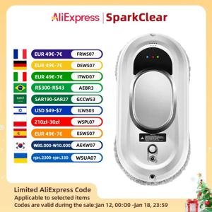 창문 청소 지능형 로봇 전기 유리 청소기 리모컨 포함 가정용 고층 발코니 창문 청소기