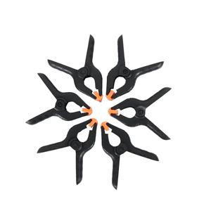 6 Pcs 헤비 듀티 플라스틱 스프링 클램프 3 인치 목공 캔버스 종이 그림 사진 배경 클립