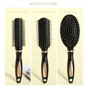 전문 헤어 스타일링 빗 정전기 방지 곱슬머리 브러시 남녀 공용 에어 쿠션 에어백 마사지 빗 스타일링 살롱 가정용