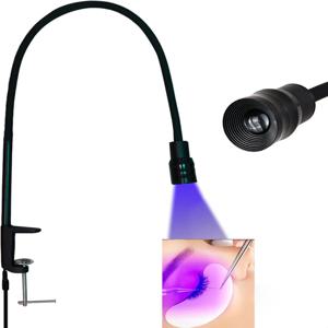 USB UV 콜로이드 경화 램프 풋 스위치 매니큐어 네일 드라이어 경화 램프 속눈썹 및 눈썹 접착제 경화 램프