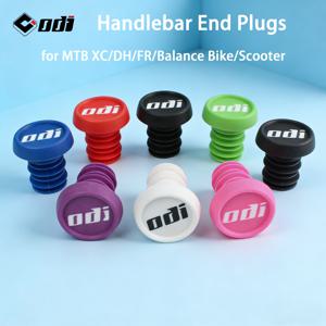 2개 ODI 바 엔드 플러그 미끄럼 방지 핸들바 엔드 캡 산악 자전거 MTB/BMX/DH/FR/밸런스 바이크/스쿠터 액세서리