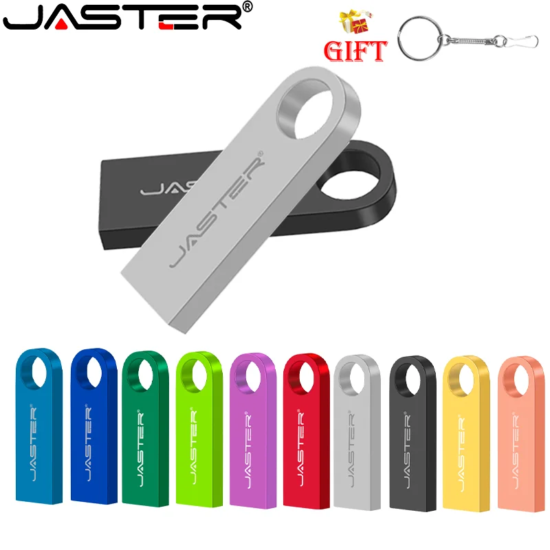 USB 플래시 드라이브 128GB 펜드라이브 128GB 메모리 스틱 32GB 4GB 메탈 64GB 펜 드라이브 8GB USB 스틱 16GB 무료 체인 USB 플래시 드라이브