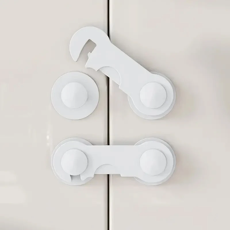 10pcs 아기 안전 잠금 장치 캐비닛 잠금 장치 룸 잠금 장치 서랍 잠금 장치 안티 핀치 폴리오 잠금 장치 안전 보호 제품