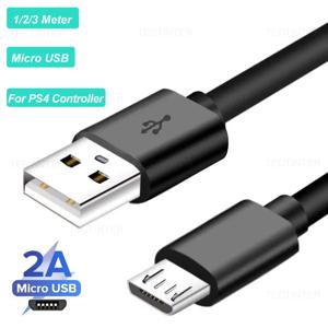 1M/2M/3M 고속 충전 마이크로 USB 케이블 PS4 게임패드용 안드로이드 폰 데이터 전원 케이블 Xbox One 컨트롤러 액세서리용