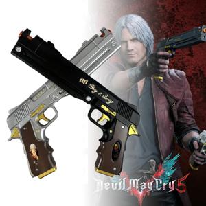 15인치 PU 단테 피스톨 데빌 메이 크라이 4 에보니 아이보리 애니메이션 코스프레 소품 DMC 총 진짜 일본 카타나 오리지널 피스톨 장난감 선물