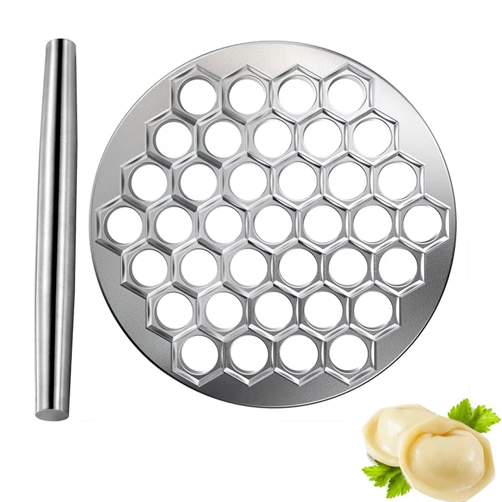 알루미늄 합금 만두 틀 37 웬톤 기계 금속 만두 틀 주방 만두 누르기 도구 간단하고 사용하기 쉬움