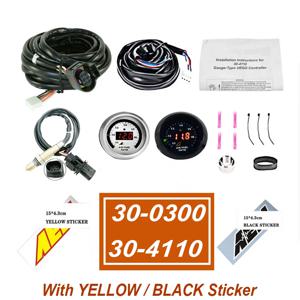 30-0300 30-4110 X-시리즈 광대역 O2 공기 연료 비율 게이지 키트 LSU 4.9 산소 센서 0258017025   AEM DecaIl의 경우 +15*4.3cm