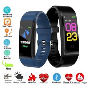 115plus Kids Smartwatch Bluetooth 4.0 iOS 안드로이드 스포츠 피트니스 트래커 터치 팔찌 시계 용 지능형 스포츠 팔찌
