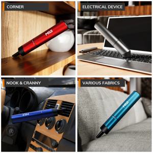 무선 노트북 진공 청소기 휴대용 USB 충전식 자동차 진공 미니 및 쿨 모델-X(알루미늄 합금)