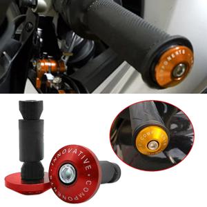 오토바이 핸들바 엔드 웨이트 핸들바 그립 캡 유니버설 오토바이 개조 핸들 보호 플러그 액세서리 메탈