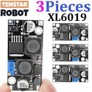 TENSTAR 3개 XL6019 (XL6009 업그레이드) 20W 5-32V에서 1.3-35V로 자동 스텝 업/다운 DC 조정 가능 전원 공급 모듈