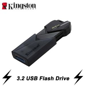 Kingston USB 플래시 드라이브 펜 드라이브 64g 메모리 스틱 3.2 128g 컴팩트 내구성 Pendrive CLE USB 3.2 플래시 디스크 미니 키 Usb 256GB