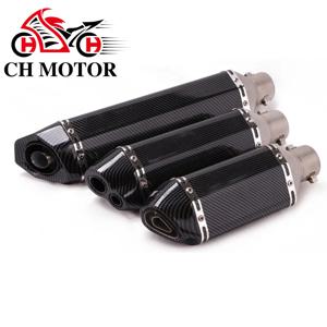 고성능 유니버설 51mm 오토바이 배기 시스템 머플러 (디비 킬러 포함) 슬립온