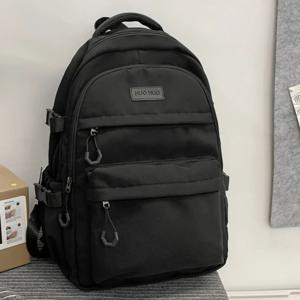 패션 남성 노트북 배낭, 블랙 여행 배낭, Mochila 고등학교 대형 책가방, 소년 책가방, 소녀 연인 백팩