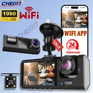 1080P 와이파이 차량용 블랙박스 2/3채널 차량용 카메라 차량용 녹화기 전방 카메라 선택 가능 후방 카메라 야간 시야 블랙박스