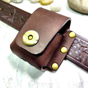 블루투스 이어폰 케이스 가죽 시스 허리 가방, 애플 에어팟 소니 링크버즈 S 삼성 Buds2 프로 라이브 헤드폰 벨트 팩 MF