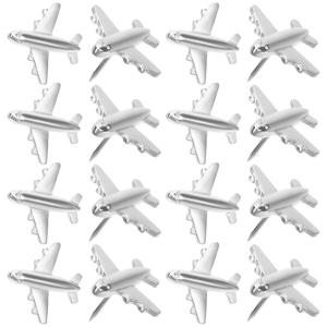 12pcs 비행기 압정 핀 부드러운 나무 보드 사진 게시판 푸시 핀 사진 벽지도 장식 압정 엄지 압정